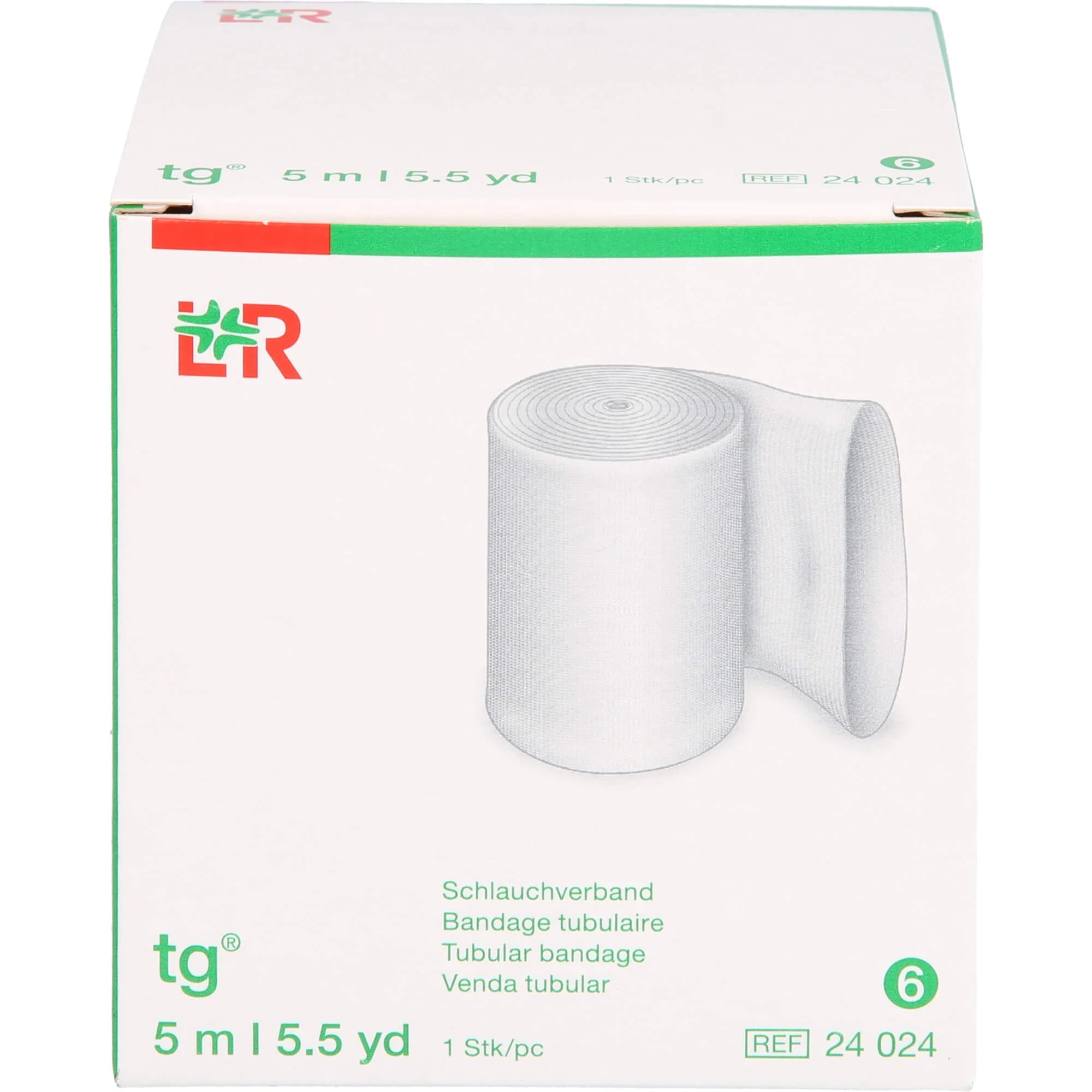 tg Schlauchverband Gr.6 5m weiß